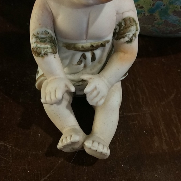 Bisque Porcelain Piano Baby Boy - Picture 3 of 8